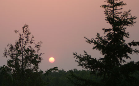 pale sunset